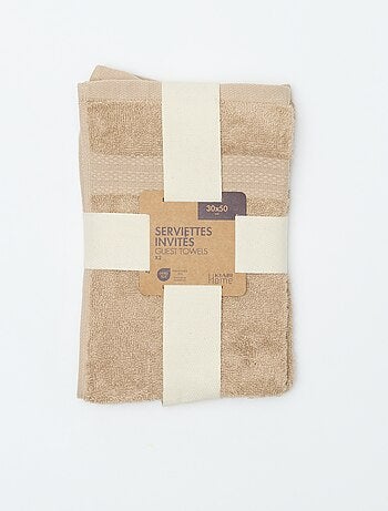 Toallas de tocador (30x50 cm) - Kiabi Home