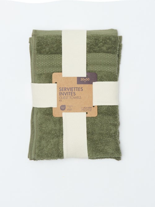 Toallas de tocador (30x50 cm) - Kiabi Home - Kiabi