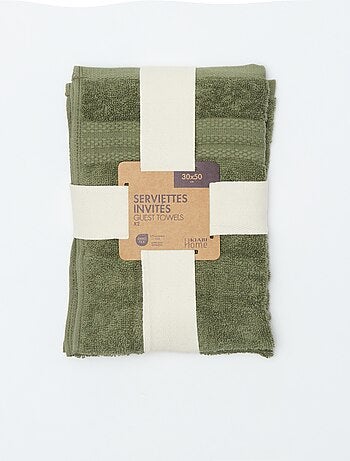 Toallas de tocador (30x50 cm) - Kiabi Home