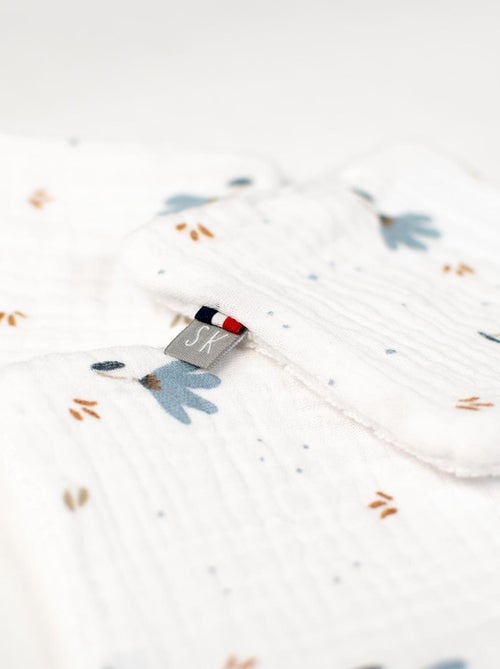 Toallitas bebé reutilizables 8 piezas, bleuet | SEVIRA KIDS - Kiabi