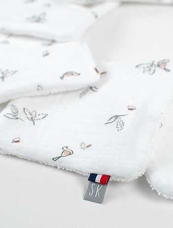 Toallitas bebé reutilizables 8 piezas, melody | SEVIRA KIDS