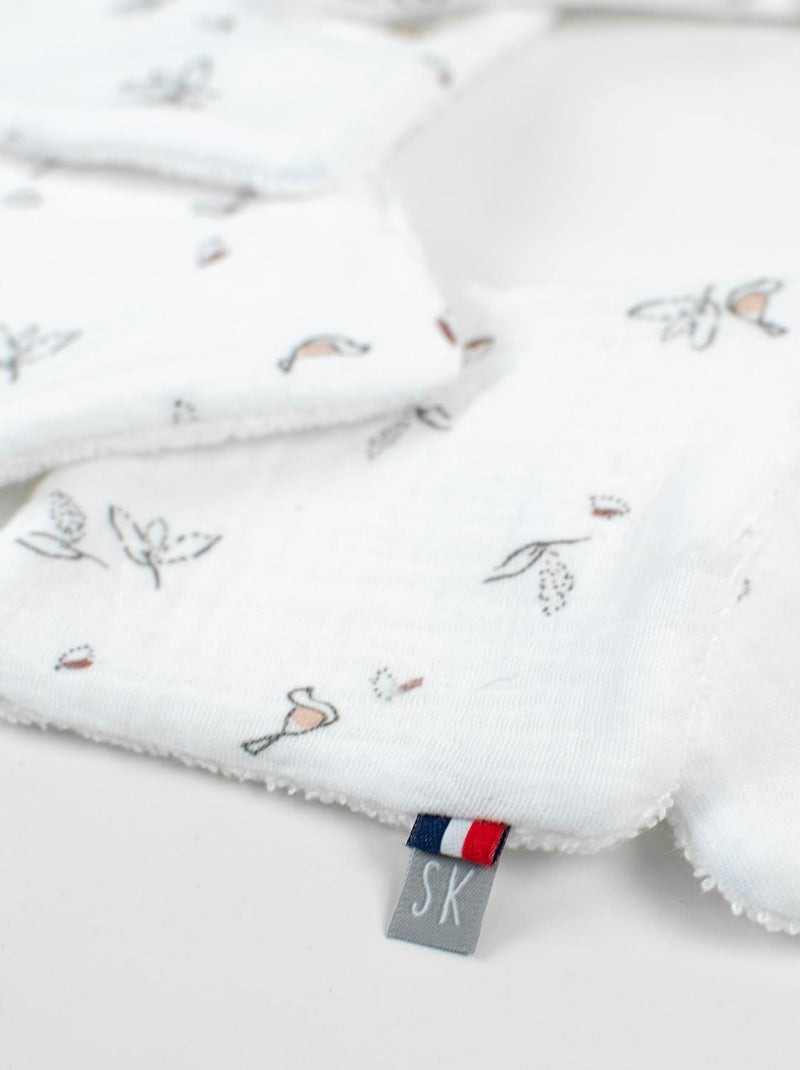 Toallitas bebé reutilizables 8 piezas, melody | SEVIRA KIDS Blanco - Kiabi