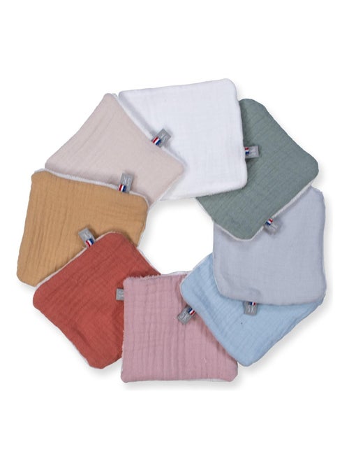 Toallitas de algodón lavables para bebés 8 piezas, jeanne | SEVIRA KIDS - Kiabi