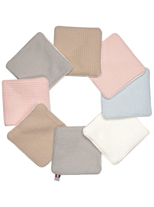 Toallitas de bebé lavables 8 piezas, panal | SEVIRA KIDS - Kiabi