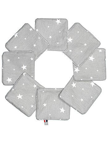 Toallitas de bebé lavables de algodón 8 piezas, stella | SEVIRA KIDS