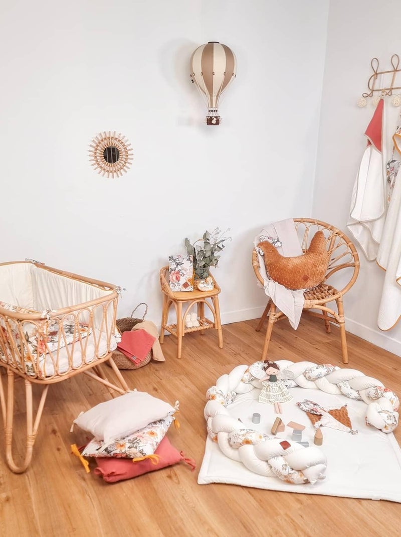 Toallitas de bebé reutilizables 100% algodón, 8 unidades, néo vintage | SEVIRA KIDS Beige - Kiabi