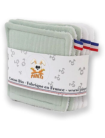 Toallitas lavables de algodón orgánico