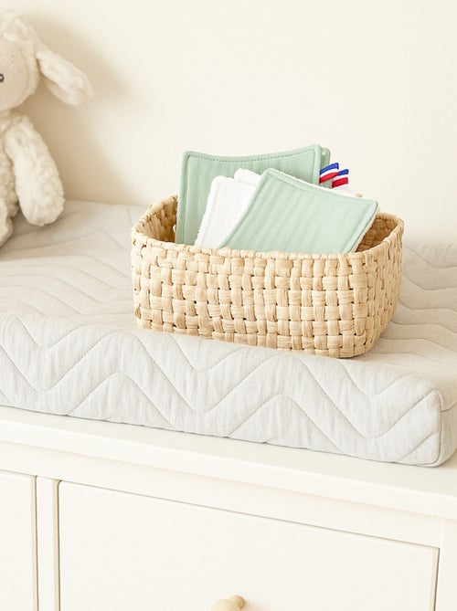 Toallitas lavables de algodón orgánico - Kiabi