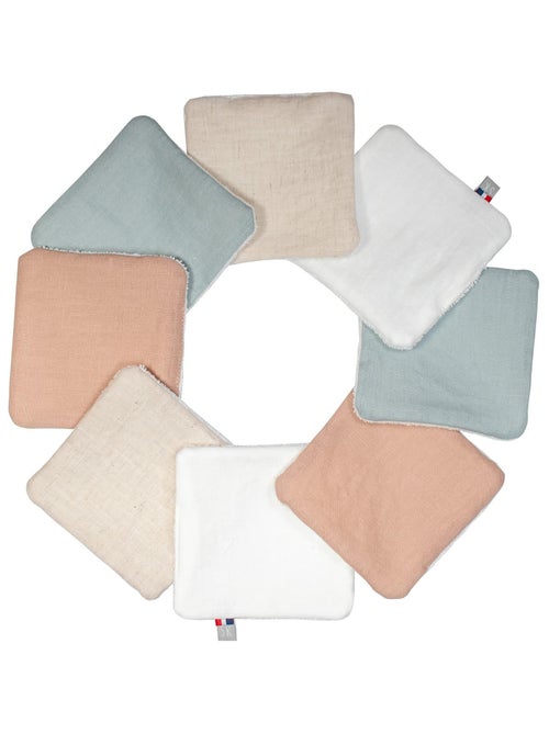 Toallitas lavables de lino para bebé, 8 piezas | SEVIRA KIDS - Kiabi