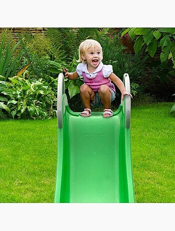 Tobogán infantil de jardín con escalera exterior estable y seguro – hypermotion