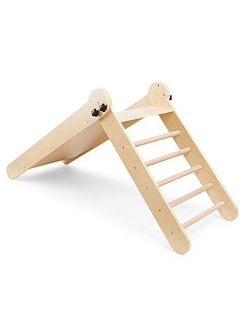 Tobogán infantil de madera plegable para interior Mamabrum