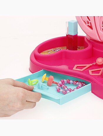 Tocador con luz y sonido + accesorios beauty love