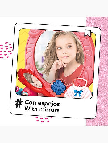 Tocador infantil con accesorios, luz y sonido beauty fashion princess
