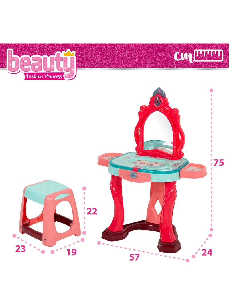 Tocador infantil luz y sonido c/taburete beauty N/D - Kiabi