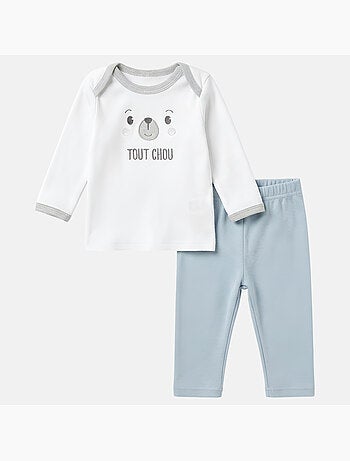 Tom Kids - Cofre de nacimiento bebé gris con accesorios