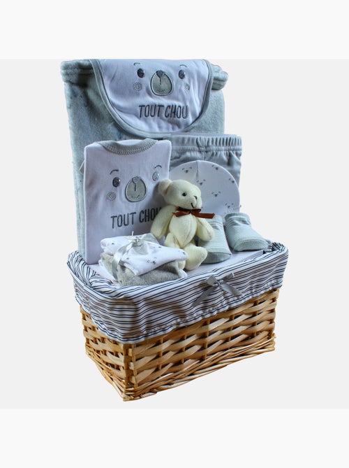 Tom Kids - Cofre de nacimiento bebé gris con accesorios - Kiabi
