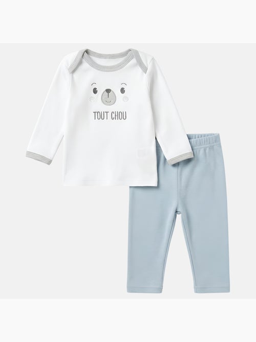 Tom Kids - Cofre de nacimiento bebé gris con accesorios - Kiabi