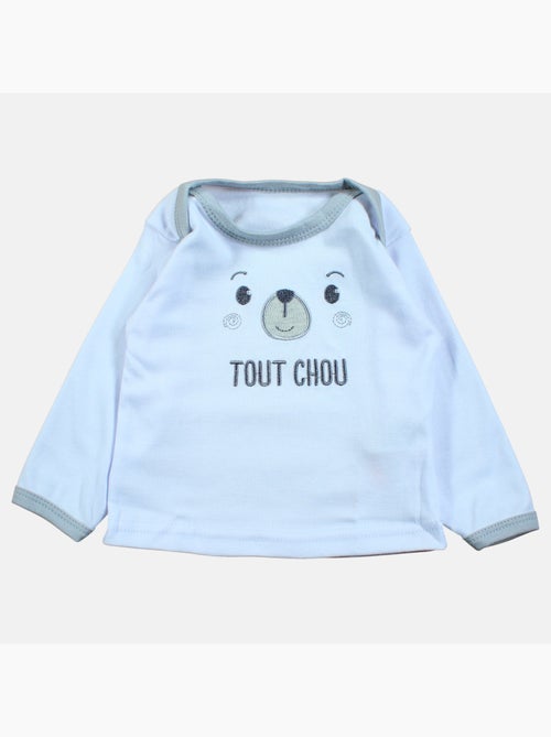 Tom Kids - Cofre de nacimiento bebé gris con accesorios - Kiabi