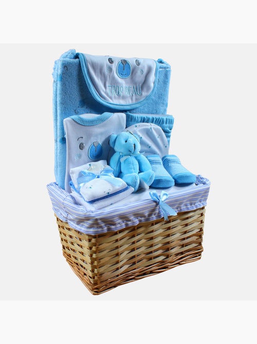 Tom Kids - Cofre de nacimiento niño azul con accesorios - Kiabi