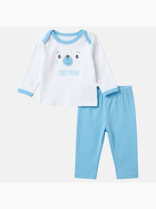 Tom Kids - Cofre de nacimiento niño azul con accesorios - Kiabi