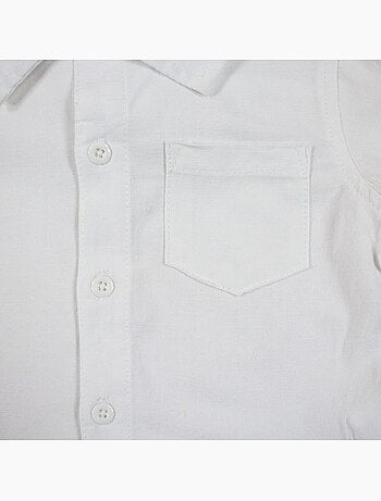 Tom Kids - Conjunto bebé niño ceremonia bautizo camisa de manga corta y pantalón corto