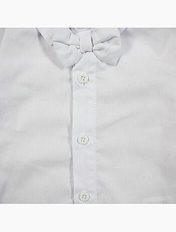 Tom Kids - Conjunto bebé niño ceremonia camisa chaleco pajarita y pantalón