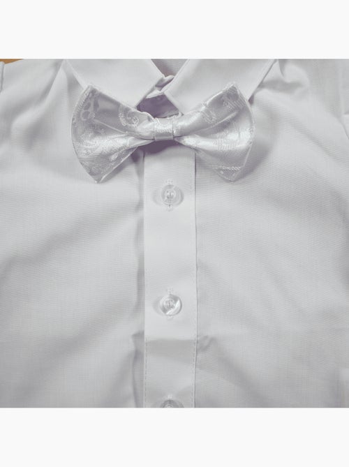 Tom Kids - Conjunto bebé niño ceremonia camisa chaleco pajarita y pantalón corto - Kiabi