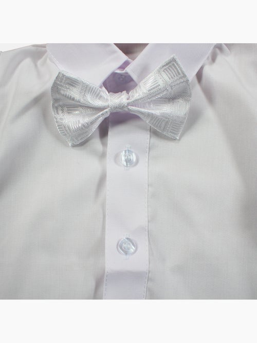 Tom Kids - Conjunto bebé niño ceremonia camisa chaleco pajarita y pantalón corto - Kiabi