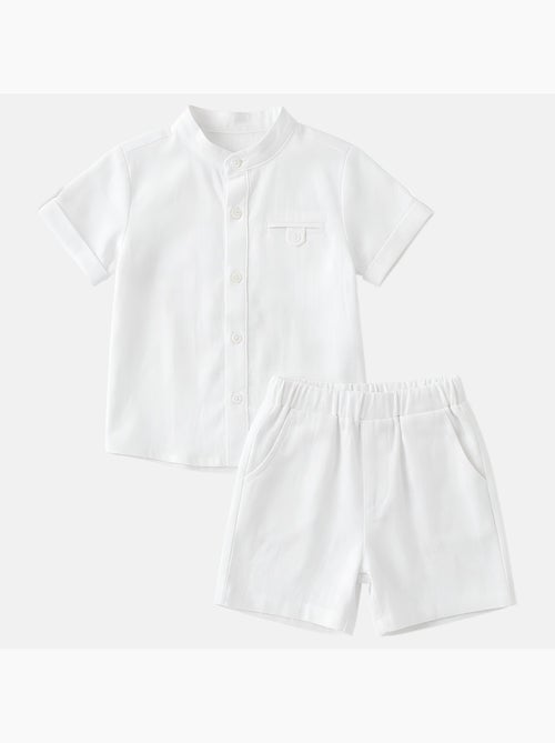 Tom Kids - Conjunto bebé niño para ceremonia camisa de manga corta y pantalón corto - Kiabi