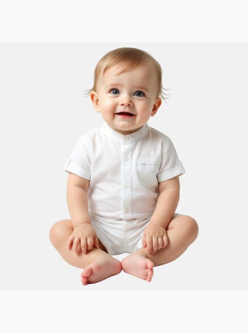 Tom Kids - Conjunto bebé niño para ceremonia camisa de manga corta y pantalón corto - Kiabi