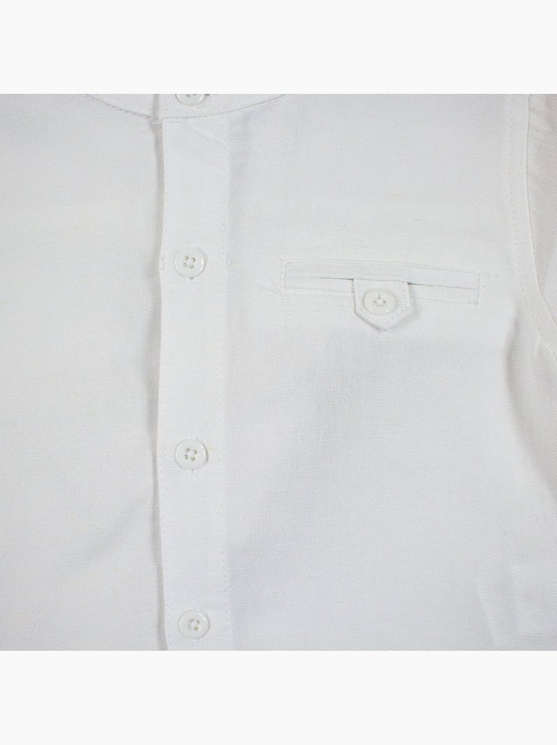 Tom Kids - Conjunto bebé niño para ceremonia camisa de manga corta y pantalón corto Blanco - Kiabi