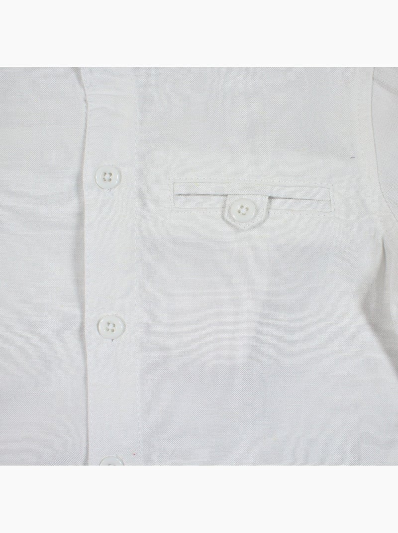 Tom Kids - Conjunto bebé niño para ceremonias camisa de manga corta y pantalón Blanco - Kiabi