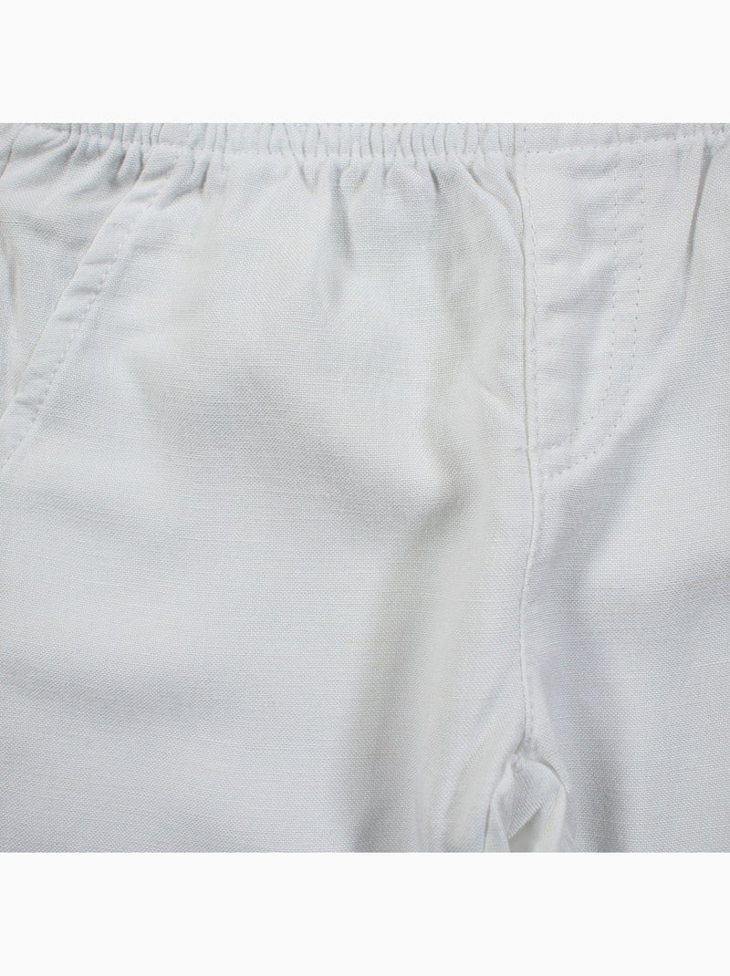Tom Kids - Conjunto bebé niño para ceremonias camisa de manga corta y pantalón Blanco - Kiabi