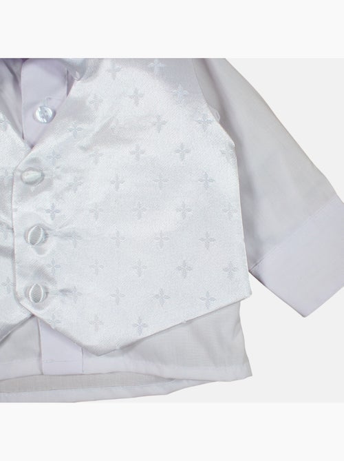 Tom Kids - Conjunto para bebé niño con camisa chaleco pantalón corto y pajarita - Kiabi