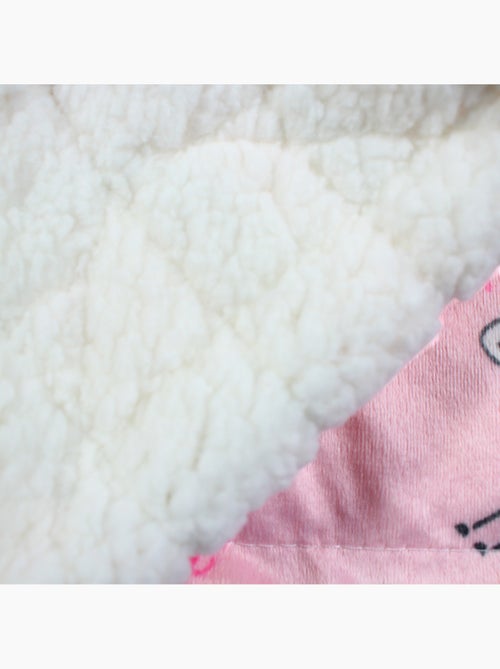 Tom Kids - Manta bebé con estampado de ovejitas y nubes - Kiabi