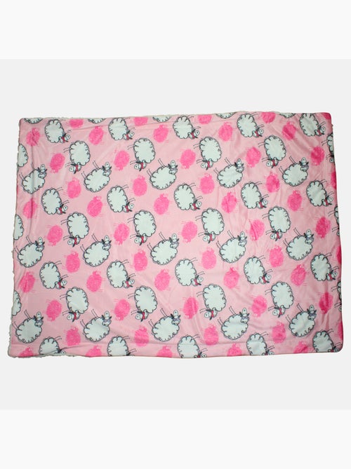 Tom Kids - Manta bebé con estampado de ovejitas y nubes - Kiabi