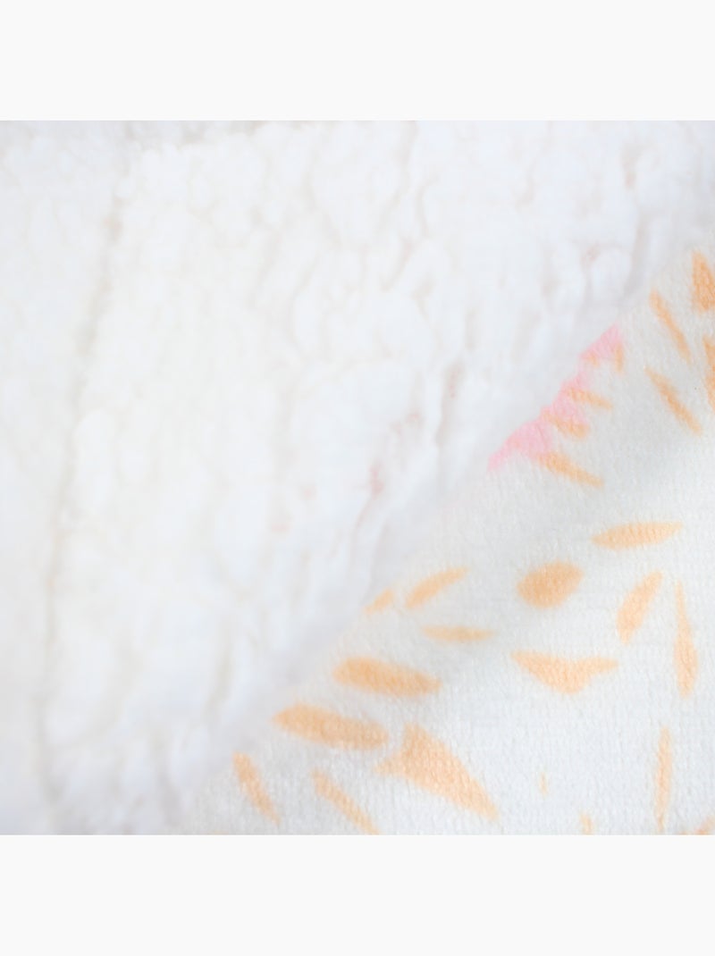 Tom Kids - Manta bebé estilo nido con estampado suave Rosa - Kiabi
