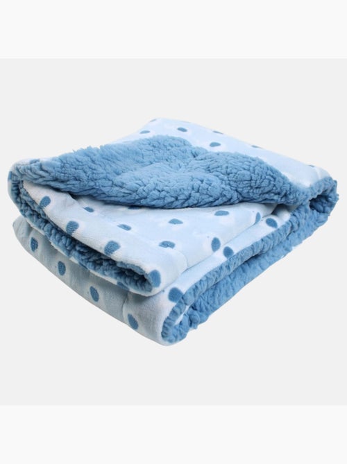 Tom Kids - Manta suave con motivos de pequeños elefantes - Kiabi