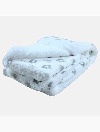 Tom Kids - Manta suave para bebé con estampado de elefantes