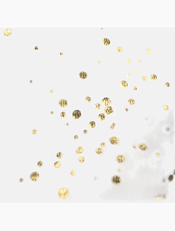 Tom Kids - Manta suave para niña con lunares dorados