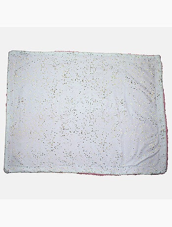 Tom Kids - Manta suave para niña con lunares dorados