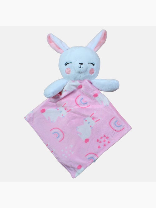 Tom Kids - Manta suave para niña con peluche conejo - Kiabi