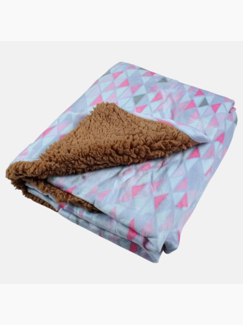 Tom Kids - Plaid confortable con motivos geométricos - Kiabi