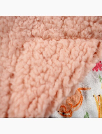 Tom Kids - Plaid suave con motivos de animales del bosque