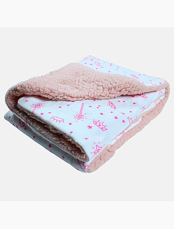 Tom Kids - Plaid suave con motivos de estrellas y coronas