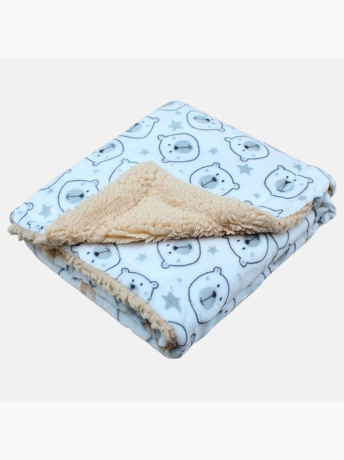 Tom Kids - Plaid suave con motivos de ositos - Kiabi