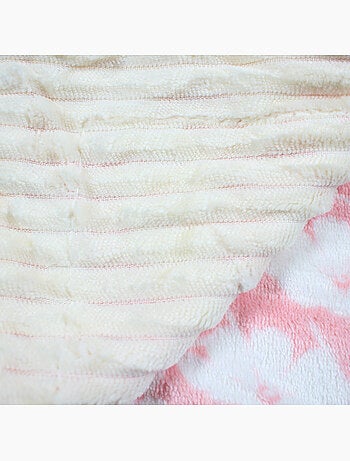 Tom Kids - Plaid suave para niña con motivos florales