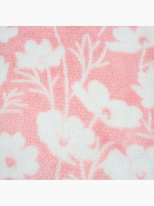 Tom Kids - Plaid suave para niña con motivos florales - Kiabi