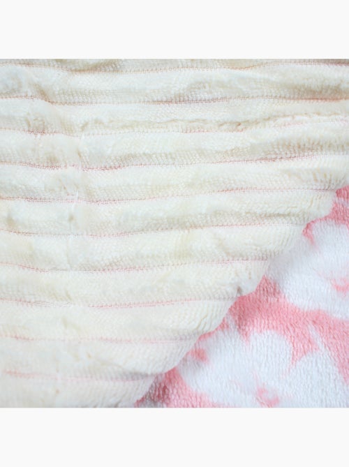 Tom Kids - Plaid suave para niña con motivos florales - Kiabi