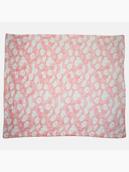 Tom Kids - Plaid suave para niña con motivos florales - Kiabi
